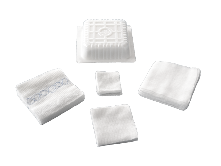 硬膜包裝紗布（bù）片 (2)Gauze swab in rigid-tray.png